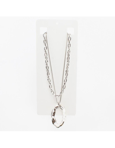 Collar de Cadena Silver Liquid