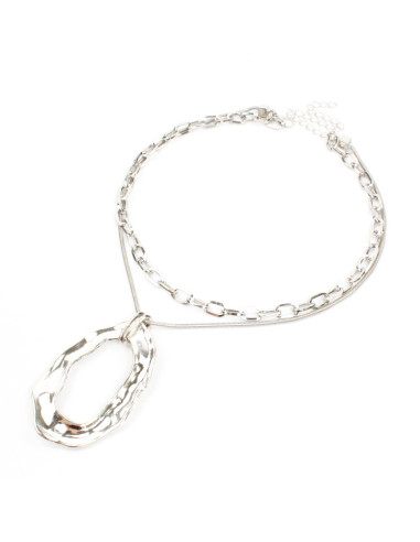Collar de Cadena Silver Liquid