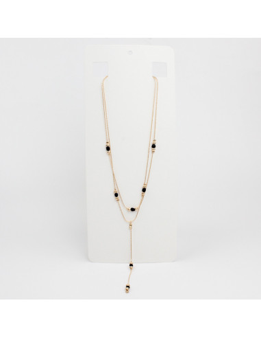 Collar Corbatero Colored Beads