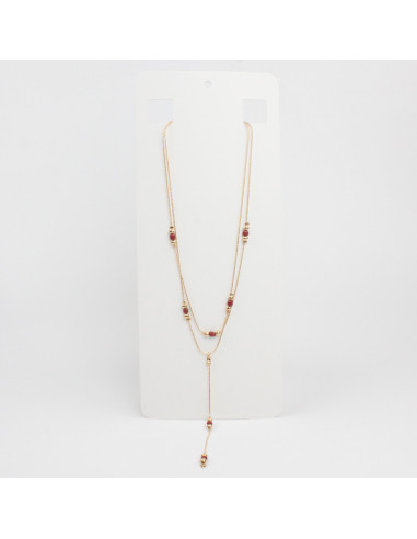 Collar Corbatero Colored Beads