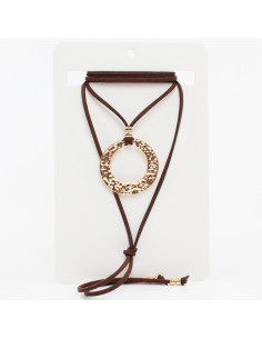 Collar de Gamuza Golden Dune