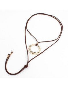 Collar de Gamuza Golden Dune