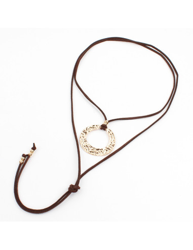 Collar de Gamuza Golden Dune