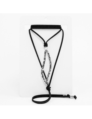 Collar de Gamuza Silver Slim