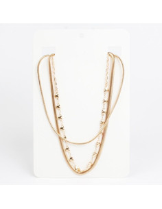 Collar de Cadenas Heart Trio