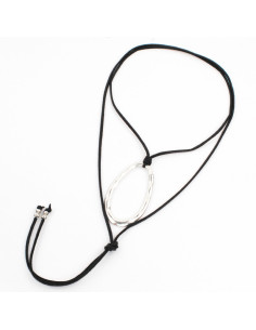Collar de Gamuza Oval Texture