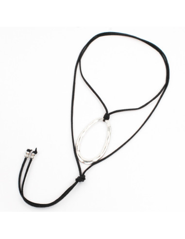 Collar de Gamuza Oval Texture