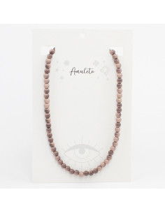 Collar de Cuentas de Vidrio - Tigers Eye