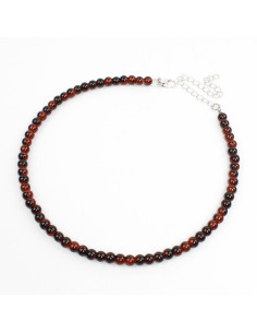 Collar de Cuentas de Vidrio - Tigers Eye