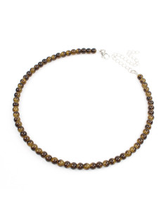 Collar de Cuentas de Vidrio - Tigers Eye