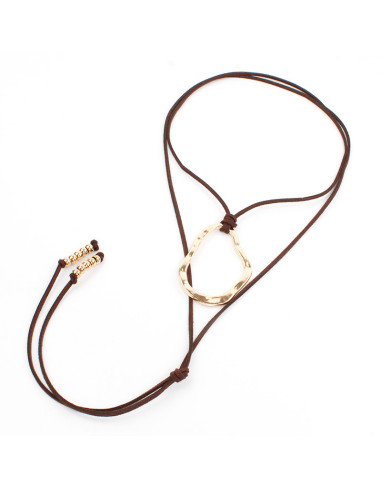 Collar de Gamuza Dignity Gold