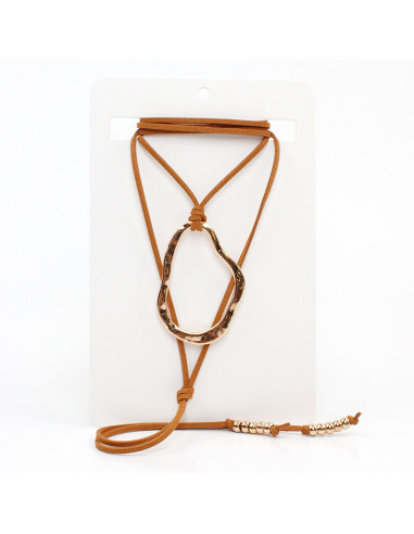 Collar de Gamuza Dignity Gold