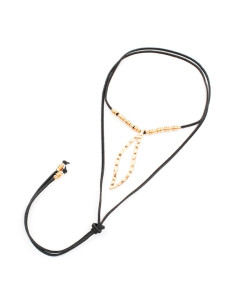 Collar de Gamuza Gold Slim