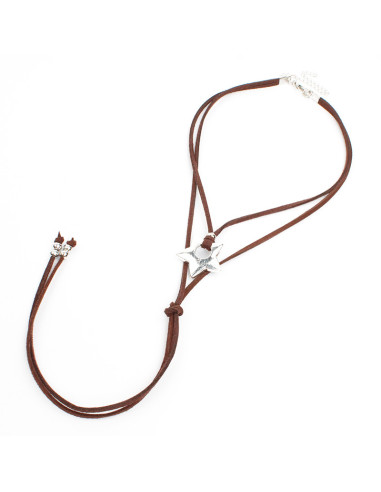 Collar Corbatero de Gamuzas Star