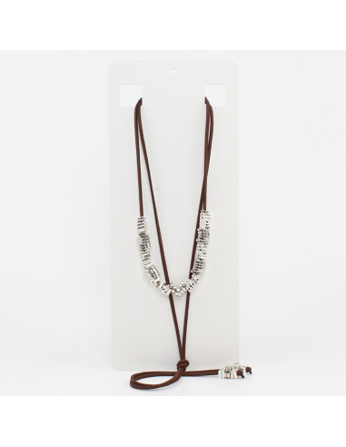 Collar Corbatero de Gamuza