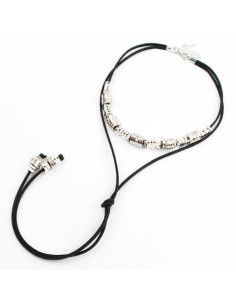 Collar Corbatero de Gamuza