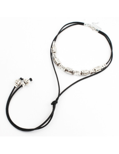 Collar Corbatero de Gamuza