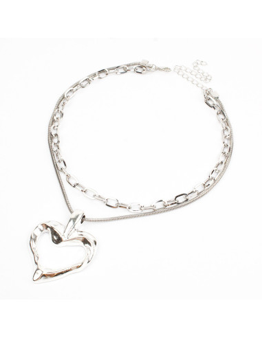 Collar de Cadenas Foundry Heart