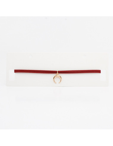 Choker de Gamuza Moon