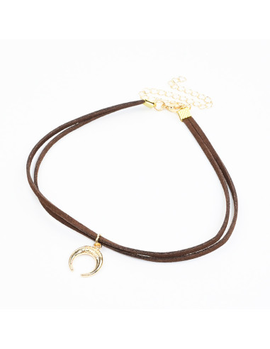 Choker de Gamuza Moon