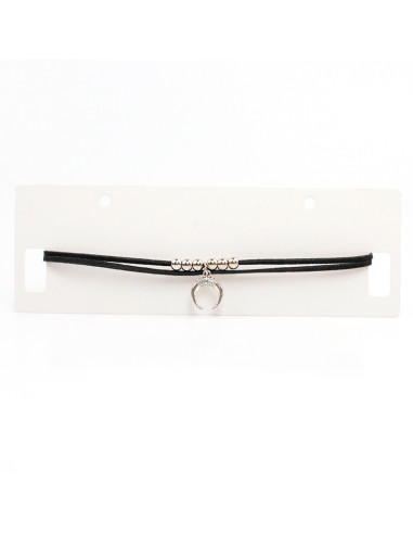 Choker de Gamuza Silver Moon