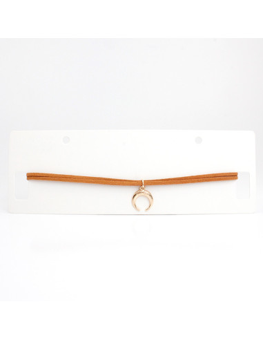 Choker de Gamuza Moon