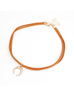 Choker de Gamuza Moon
