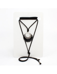Collar de Gamuza Black Boho