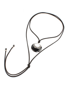 Collar de Gamuza Black Boho