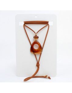 Collar de Gamuza Acrylic Rune