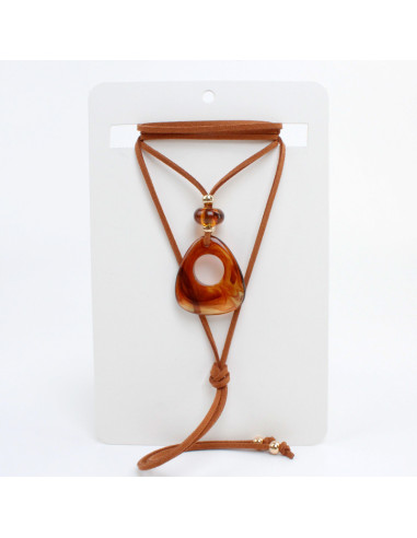 Collar de Gamuza Acrylic Rune