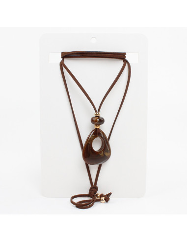 Collar de Gamuza Acrylic Rune