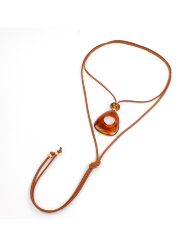 Collar de Gamuza Acrylic Rune