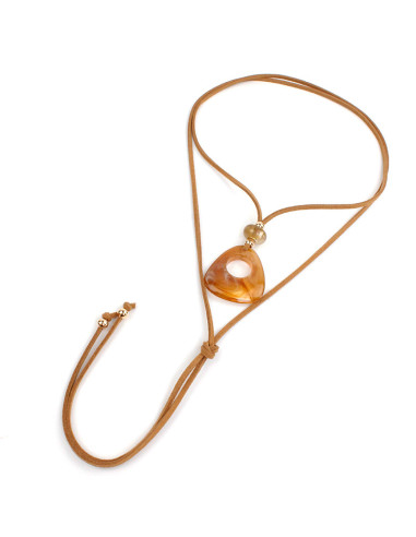 Collar de Gamuza Acrylic Rune