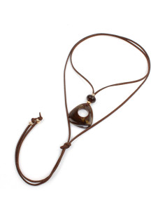 Collar de Gamuza Acrylic Rune