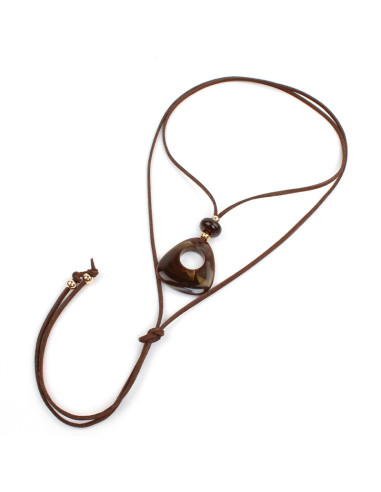 Collar de Gamuza Acrylic Rune