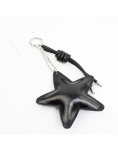 Llavero & Bagcharms Leather Star