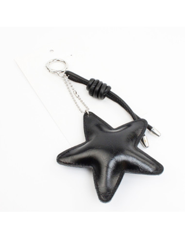 Llavero & Bagcharms Leather Star