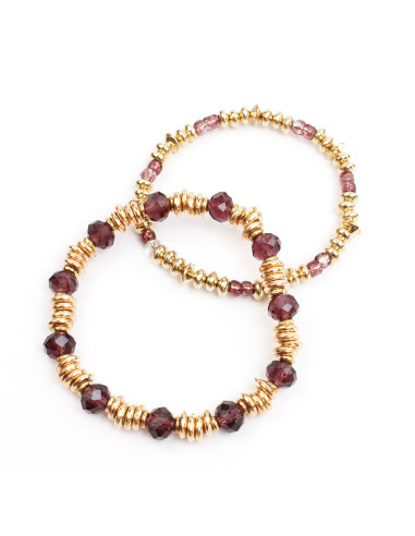 Set de pulseras crystal colors