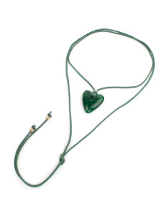 Collar de Gamuza Marbled Heart