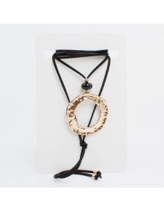 Collar de Gamuza New Golden Plate