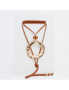 Collar de Gamuza New Golden Plate