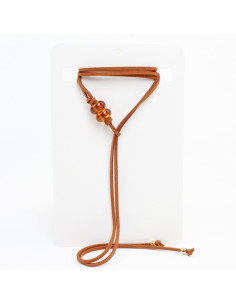 Collar de Gamuza Caramel Sweet Tie