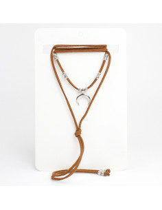 Collar de Gamuza Inverted Moon