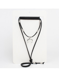 Collar de Gamuza Inverted Moon