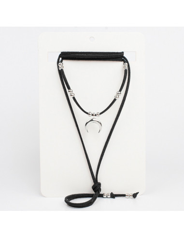 Collar de Gamuza Inverted Moon