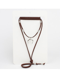 Collar de Gamuza Inverted Moon