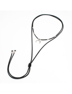 Collar de Gamuza Inverted Moon