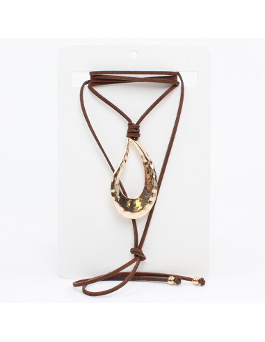 Collar de Gamuza Organic Feather