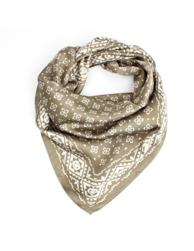 Pañuelo Ethnic Oliv (70x70)